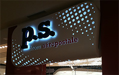 P.S. from Aeropostale - PS from Aeropostale - Reverse Channel Letters